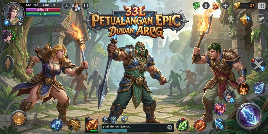 Tampilan gameplay epik dari 33L yang penuh aksi.