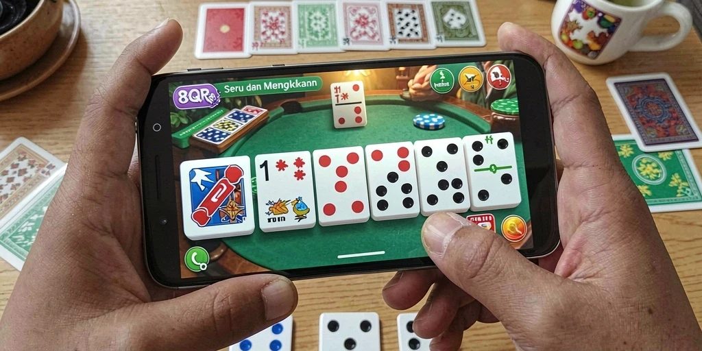 Gameplay Domino yang seru dengan desain menarik dan fitur interaktif.