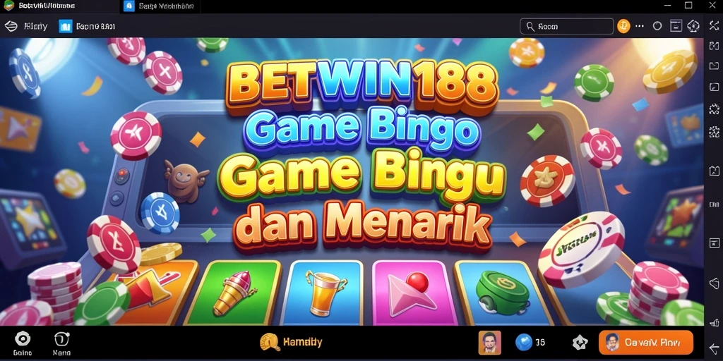 Tampilan gameplay Bingo seru di BETWIN188 dengan banyak pemain aktif.