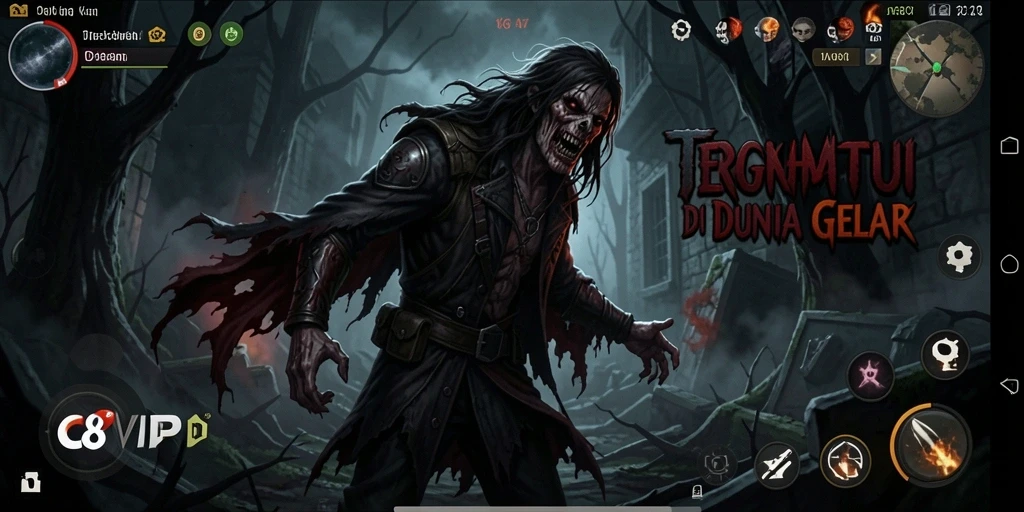 Gameplay C8VIP yang mencekam dengan suasana Horror yang sangat nyata.