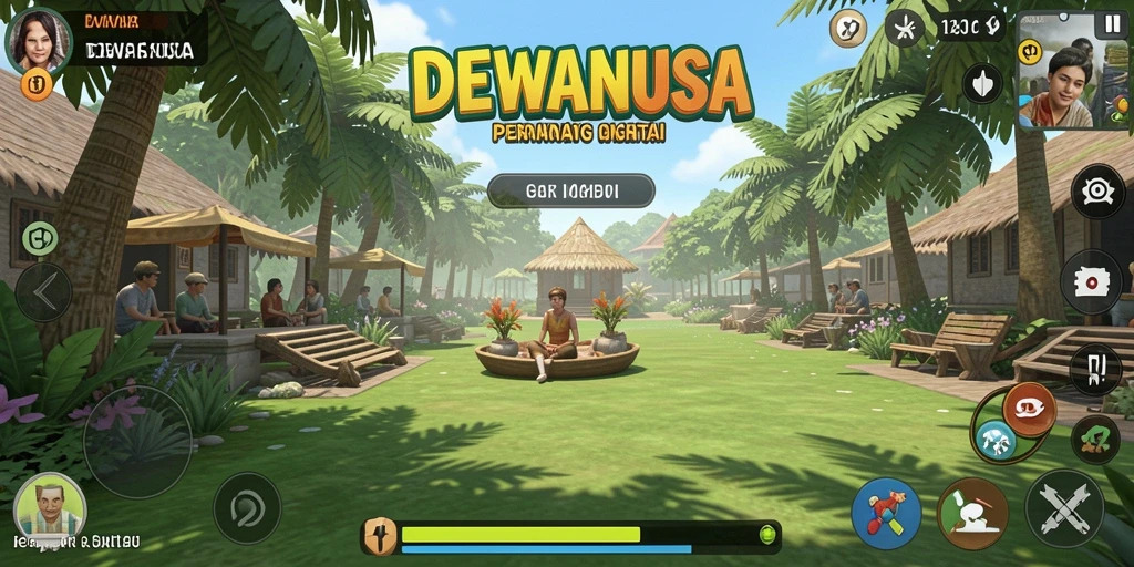 Gameplay DEWANUSA yang menarik dan penuh warna.