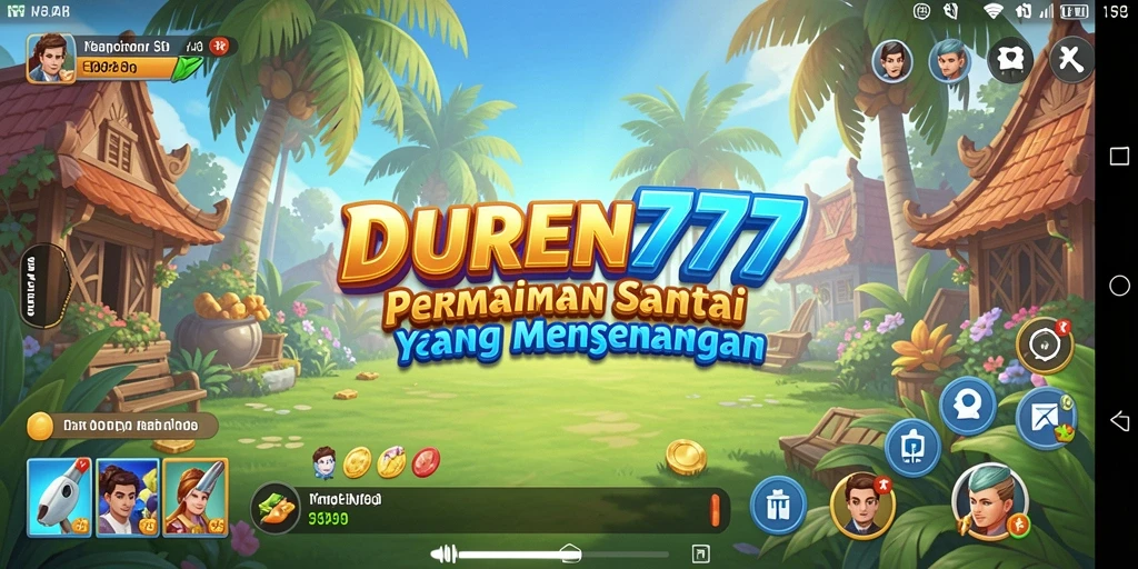 Menampilkan tampilan menarik dari gameplay DUREN777 yang seru.