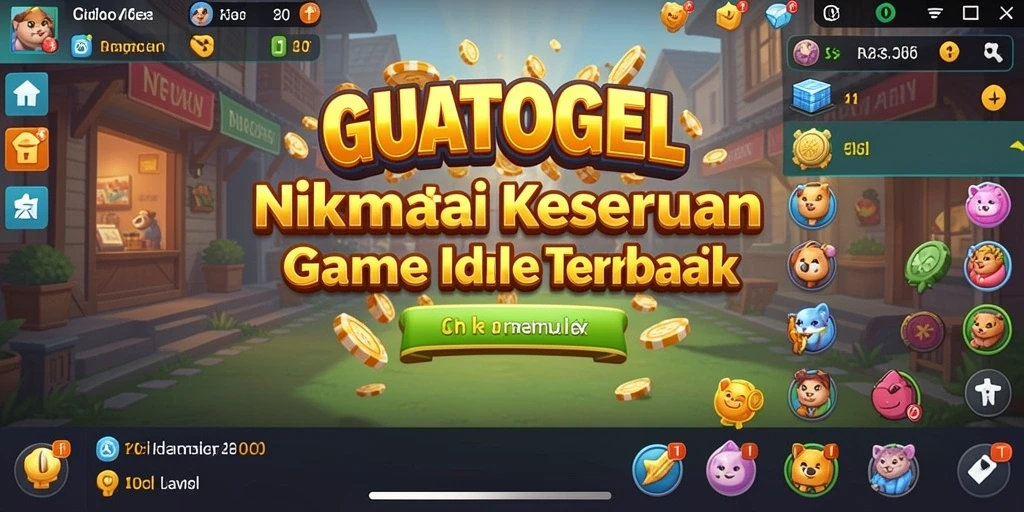 Gameplay Idle GUATOGEL yang menarik dan adiktif.
