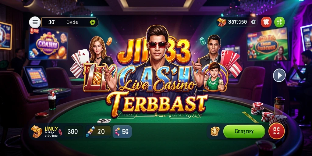 Gameplay JIN33 yang menarik dengan dealer langsung.