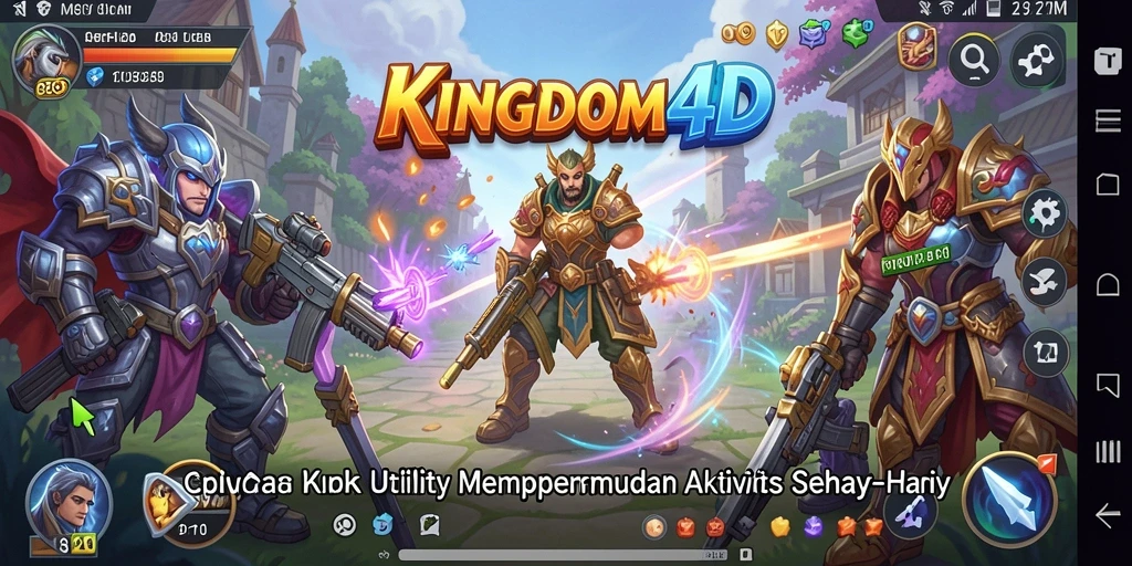 Tampilan utama <strong>KINGDOM4D</strong> yang intuitif dan mudah digunakan.