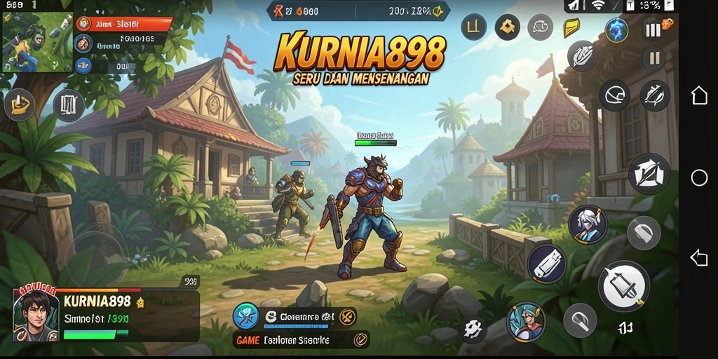 Tampilan gameplay seru dan interaktif dari KURNIA898.