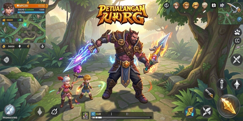 Tampilan gameplay RPG MPO303 yang menakjubkan dan mendebarkan.