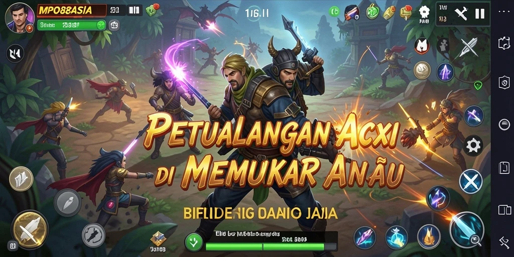 Tampilan menakjubkan dari gameplay MPO88ASIA yang mendebarkan.