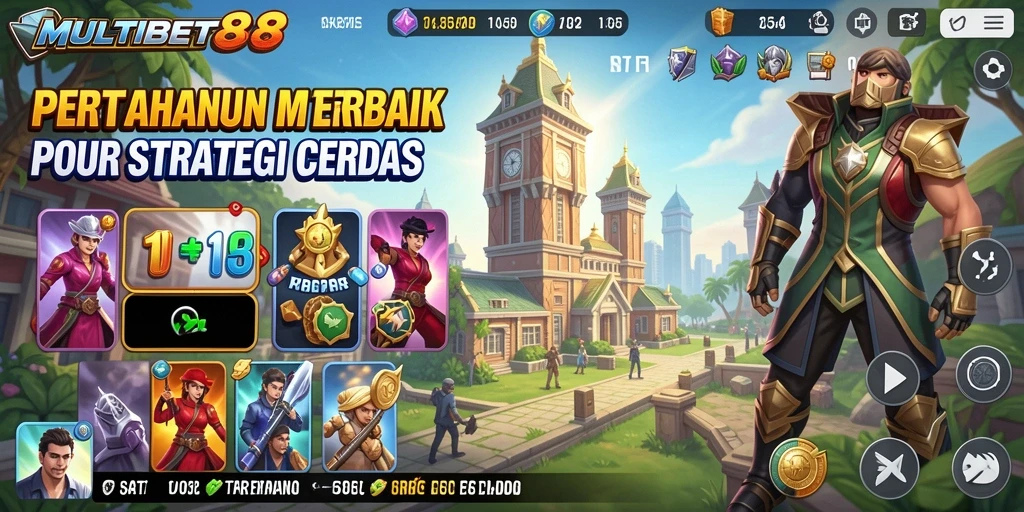 Gameplay Tower Defense yang seru dan menantang di MULTIBET88.