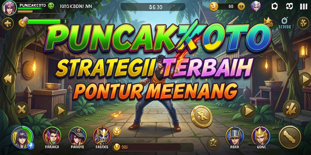 Screenshot utama PUNCAKTOTO menunjukkan momen intens saat pertempuran strategi.