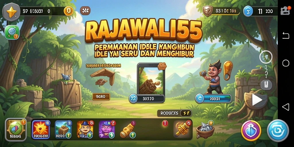 Tampilan menarik dari gameplay RAJAWALI55 yang membuat pemain terlibat dalam sistem Idle.
