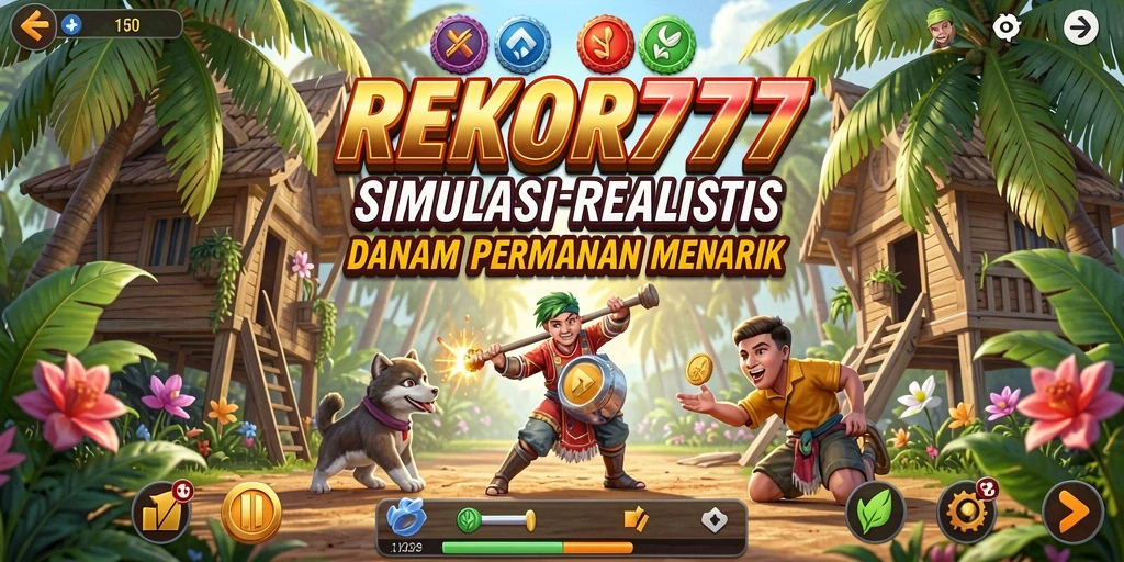 Tampilan seru gameplay simulasi REKOR777 yang penuh tantangan.