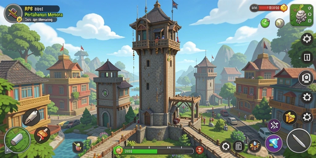 Tampilan gameplay RP8 yang menegangkan dan menarik.