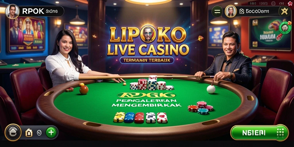 Tampilan gameplay seru di RPOK Live Casino.