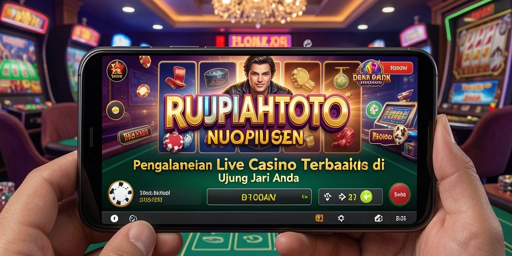 Tampilan menarik dari gameplay Live Casino RUPIAHTOTO yang seru.
