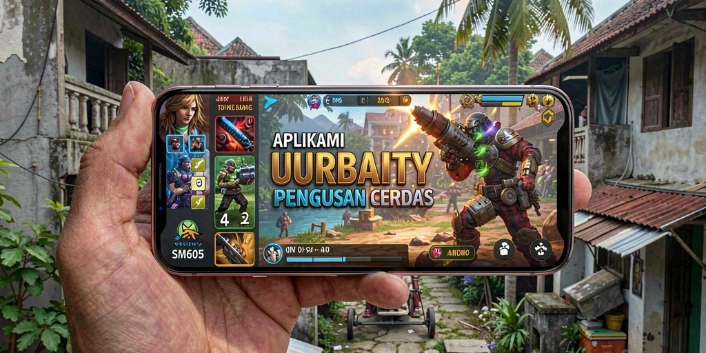 Tampilan screenshot SM605 yang menunjukkan fungsi pengoptimalan sistem.