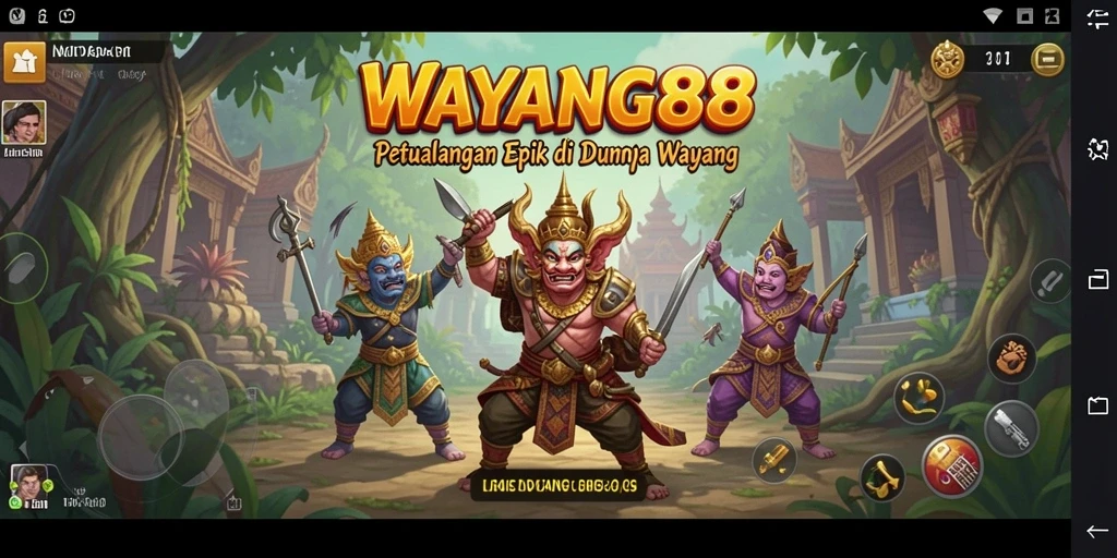 Tampilan gameplay WAYANG88 yang menakjubkan dan penuh petualangan.
