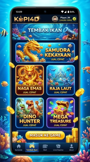 Halaman unduh aplikasi kopi4d yang mudah digunakan.